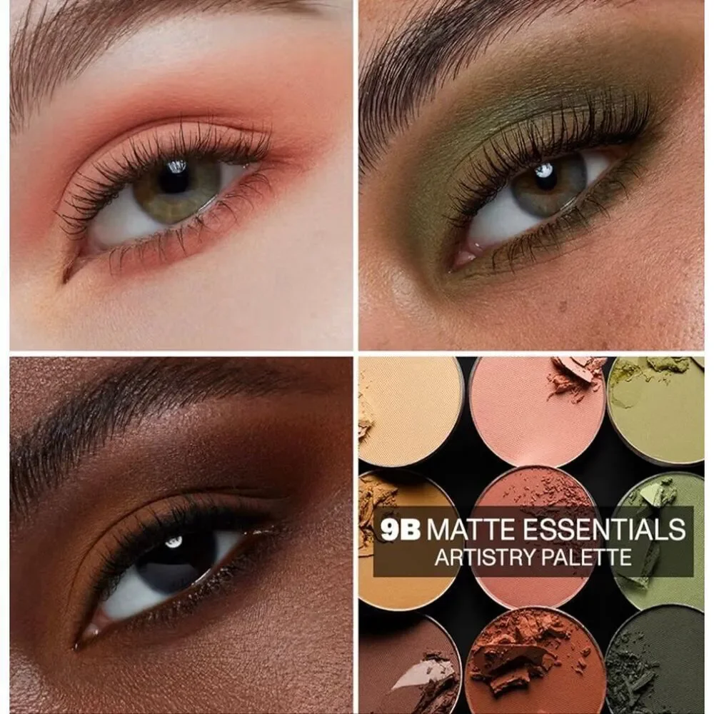 MORPHE - NWTIB - 9B Matte Essentials Artistry Palette, 9 Shades Warm-Toned Matte